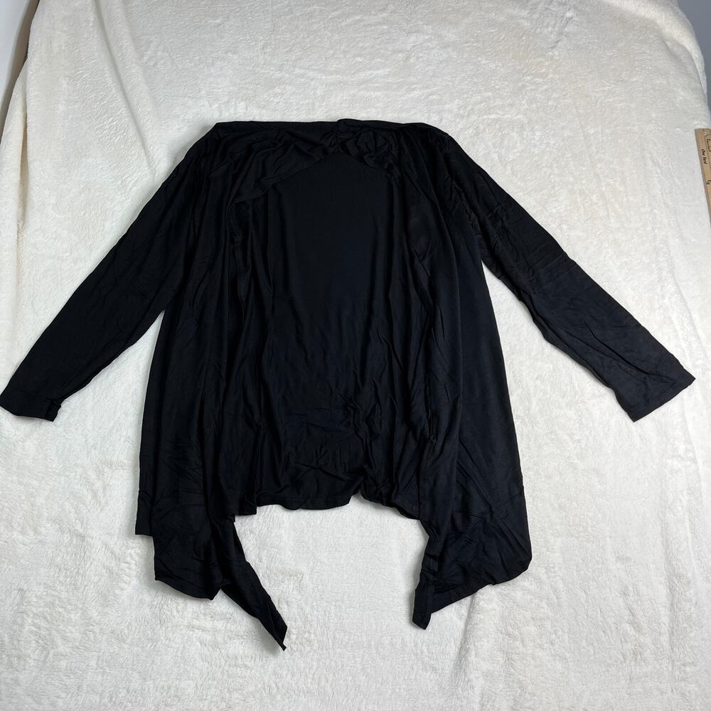 Lock and Love Women's Draped Front Open Cardigan Casual size 3XL